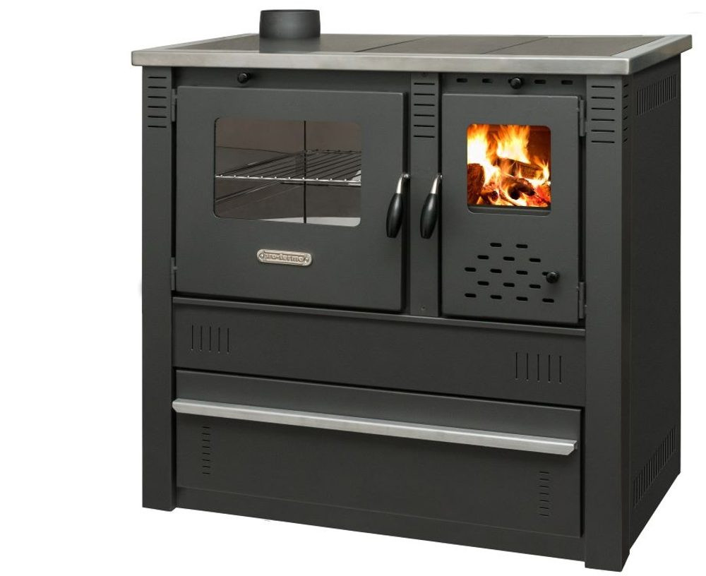 Sporák s troubou na tuhá paliva PANONIA EKO, levá