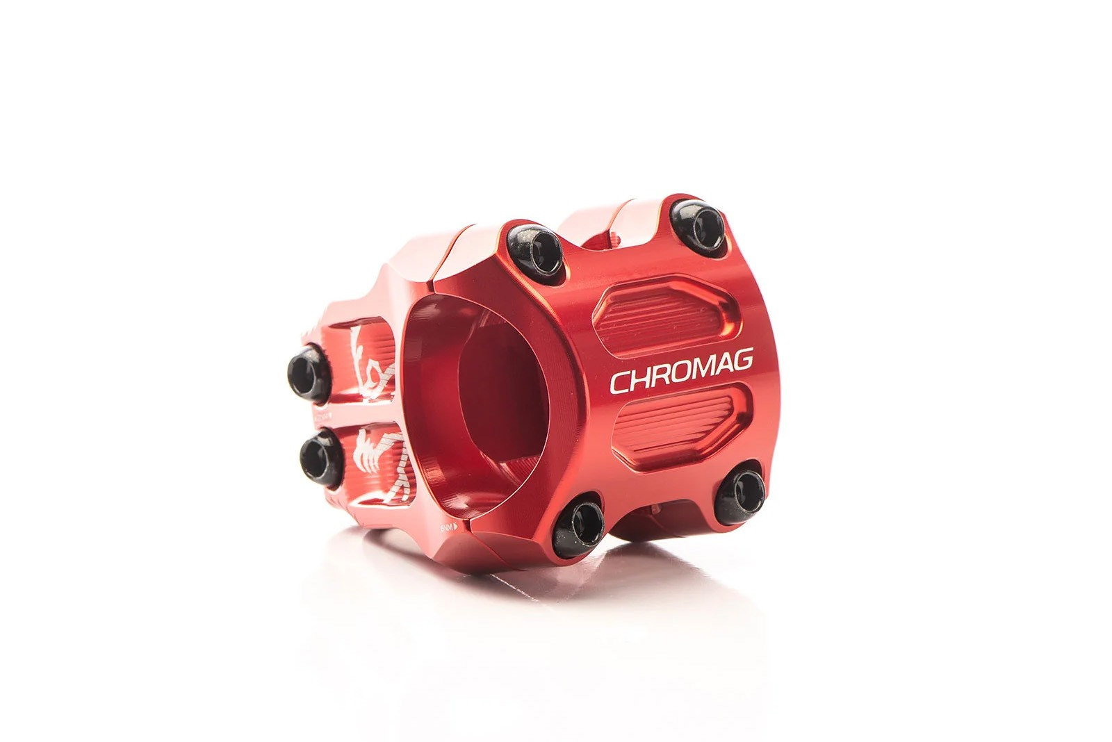 Představec CHROMAG RIZA - červená Délka: 32 mm, Průměr: 31,8 mm