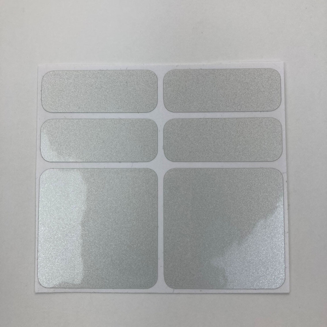 SHAMANRACING reflexní samolepky set 6ks stříbrné