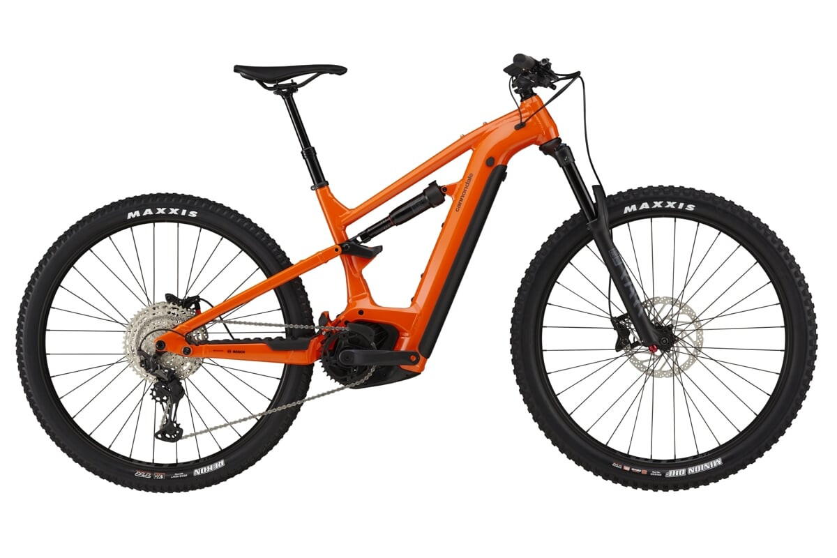 CANNONDALE kola a rámy Celoodpružené Elektrokolo Cannondale Moterra NEO AL 4 Bosch - Orange Velikost: S