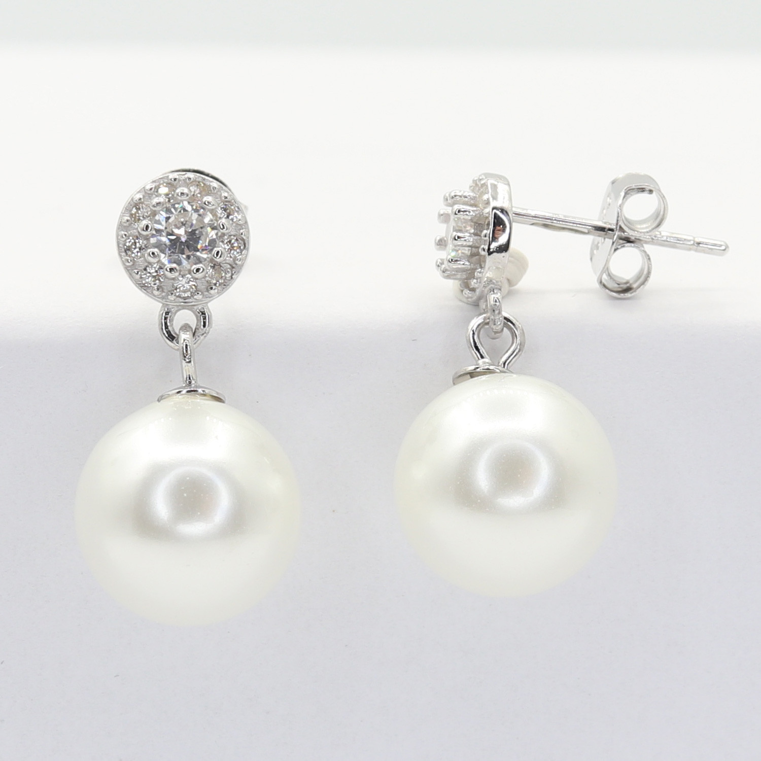 Stříbrné náušnice 111112