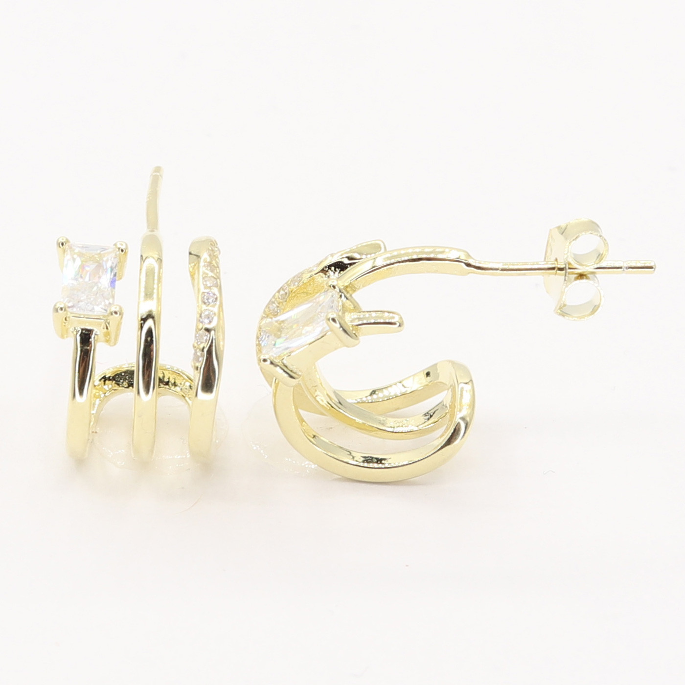 Stříbrné náušnice 111127