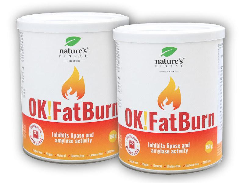 Natures Finest 2x OK! fat burn 150g