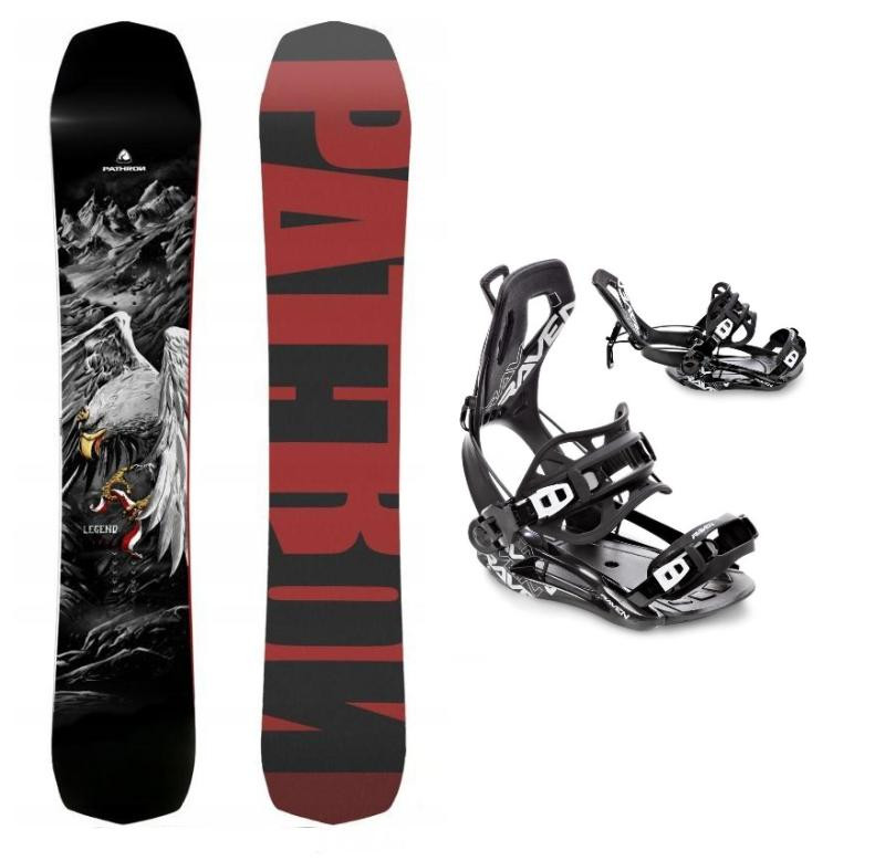 Pathron Legend 23/24 snowboard + Raven Fastec FT360 black vázání