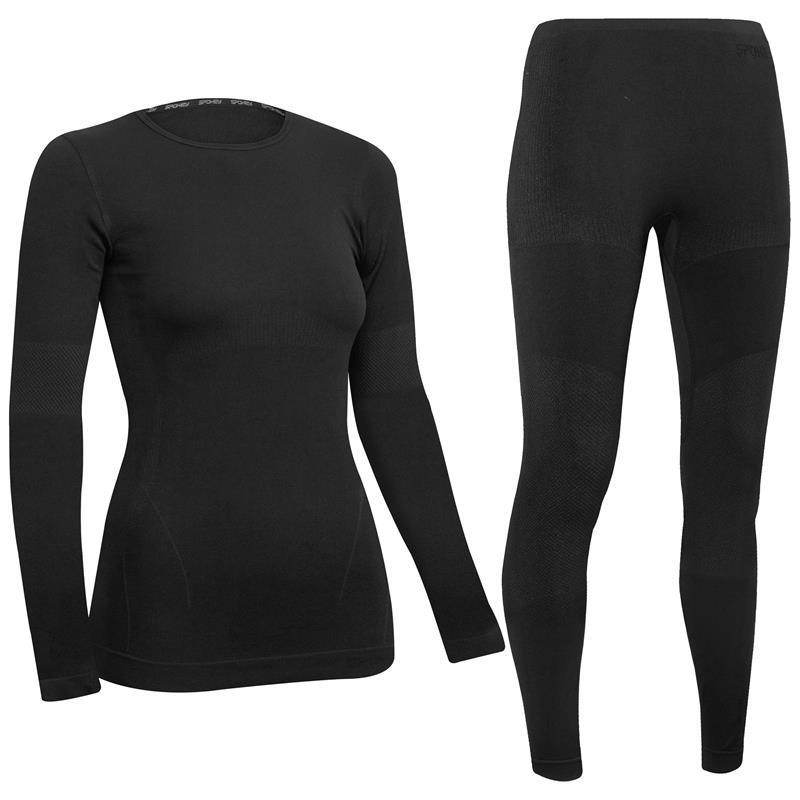 Spokey COLDY SET Dámské termoprádlo, černé