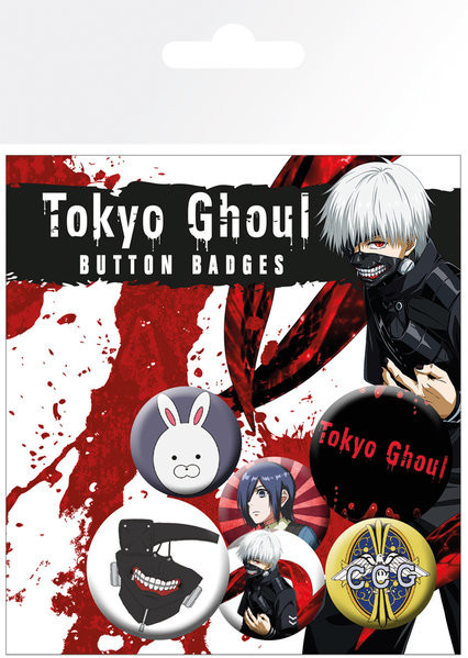 GB EYE Plackový set Tokyo Ghoul - Mix