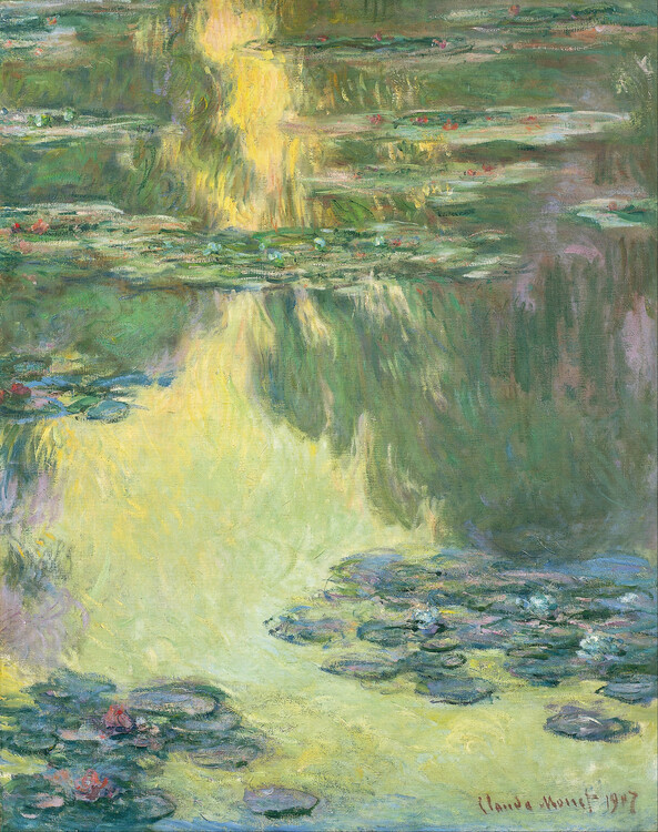 Claude Monet Obrazová reprodukce Watelilies I, Claude Monet, 30 × 40 cm