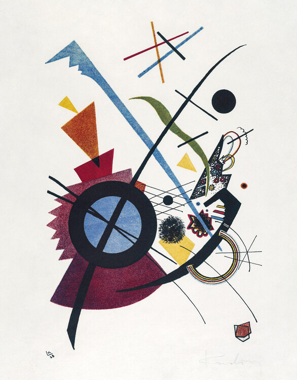 Wassily Kandinsky Obrazová reprodukce Violet (1923), Wassily Kandinsky, 30 × 40 cm