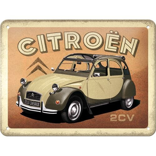 Nekupto Plechová cedule Citroen - 2CV, 20 x 15 cm