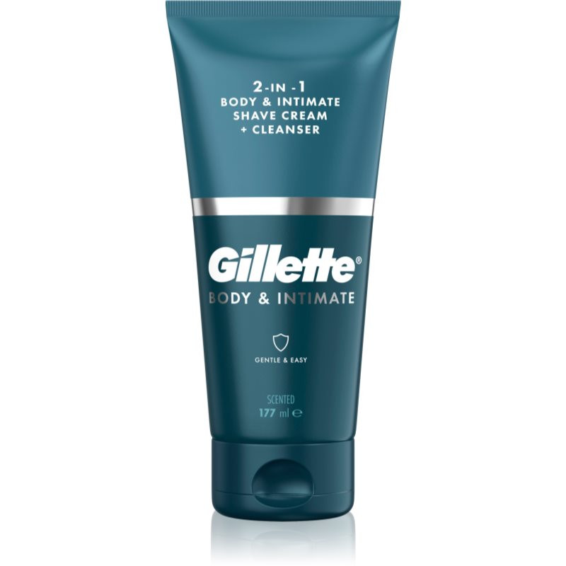 Gillette Body&Intimate 2in1 Shave Cream krém na holení pro muže 150 ml