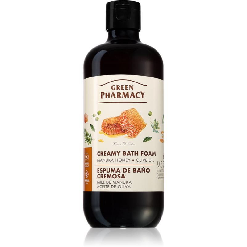 Green Pharmacy Body Care Manuka Honey & Olive Oil krémová pěna do koupele 500 ml