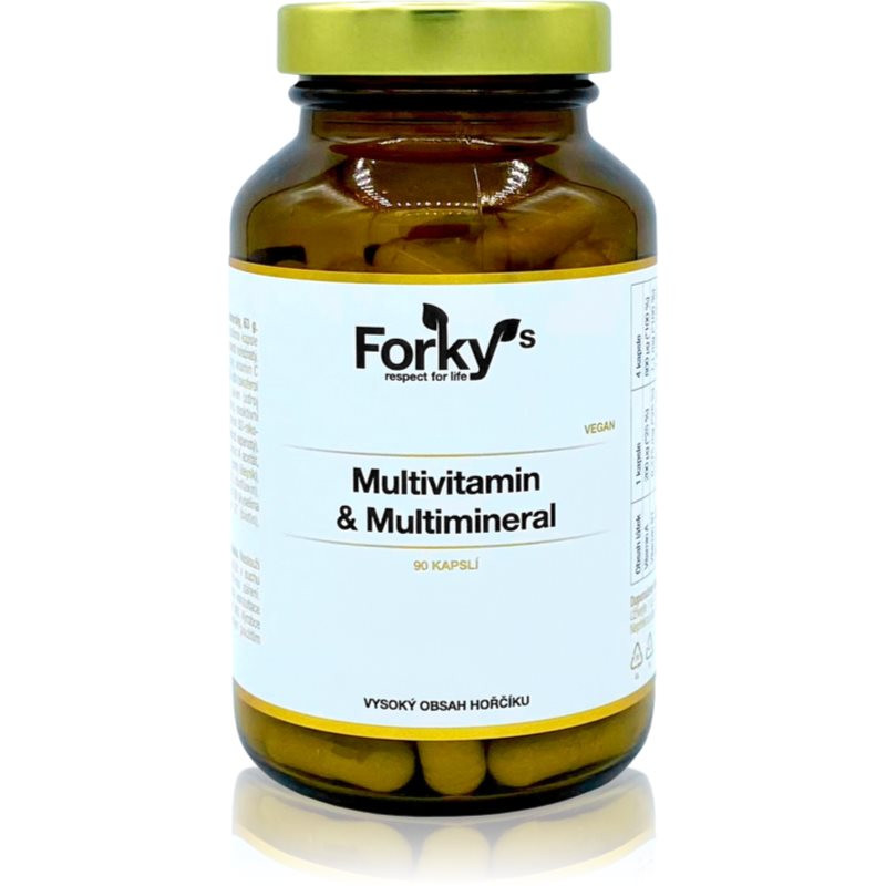 Forky’s Multivitamin & multimineral komplex vitamínů vegan 90 cps