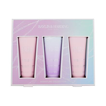 Baylis & Harding Jojoba, Vanilla & Almond Oil Signature Collection : krém na ruce Jojoba, Vanilla & Almond Oil 3 x 50 ml pro ženy