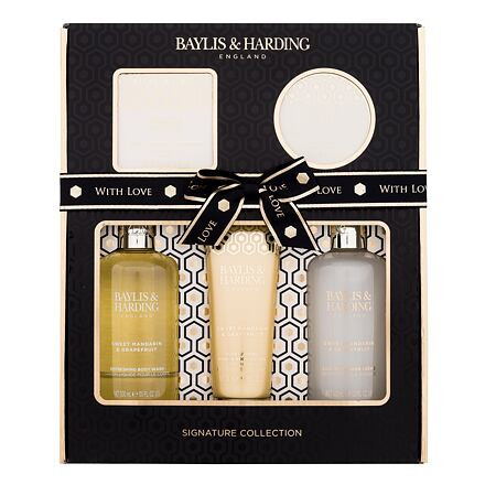 Baylis & Harding Sweet Mandarin & Grapefruit Signature Collection : sprchový gel 300 ml + tělové mléko 130 ml + sprchový krém 300 ml + mýdlo 150 g + tělové máslo 100 ml pro ženy