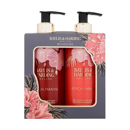 Baylis & Harding Boudoire Tropical Paradise : tekuté mýdlo 300 ml + tělové mléko 300 ml pro ženy