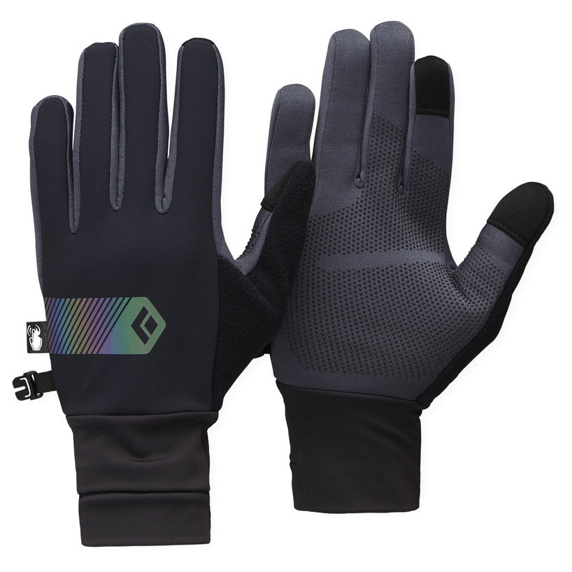 Rukavice Black Diamond Hybrid Light Gloves Velikost rukavic: S / Barva: černá