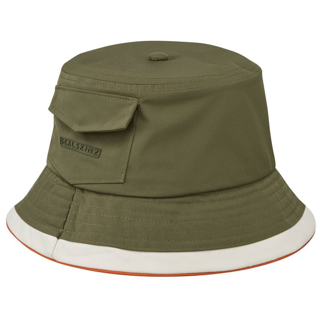 Turistický klobouk SealSkinz Seething Velikost: S-M / Barva: tm.khaki/bezova