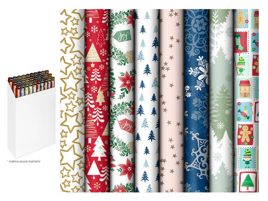 MFP 5811804 Balící papír vánoční role 500x70 mix č.10