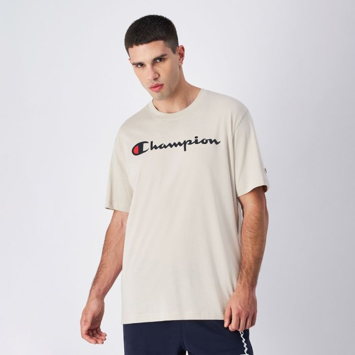 Big Logo Jersey T-Shirt Grey XXL - Champion