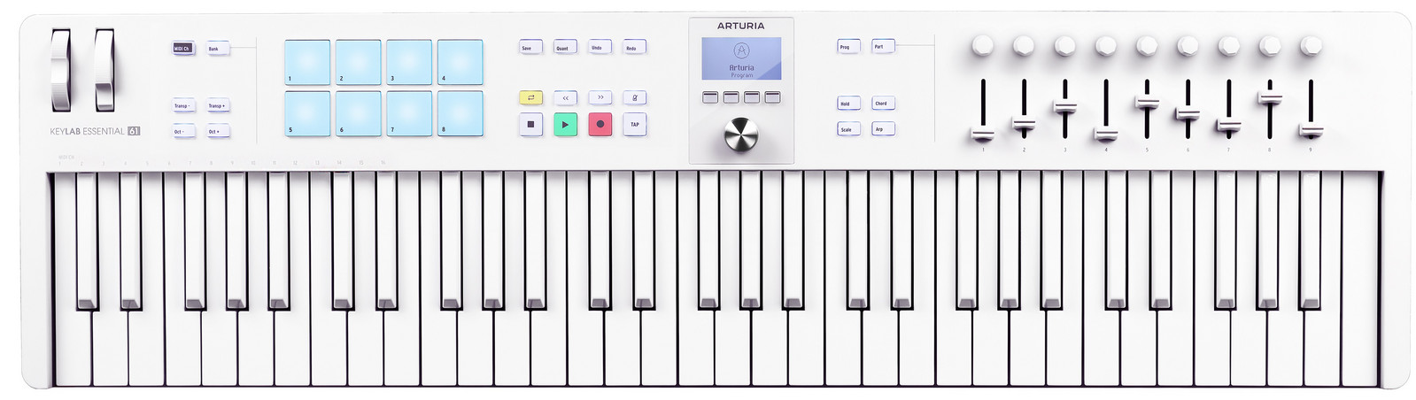 Arturia KeyLab Essential 61 MK3 Alpine White (rozbalené)