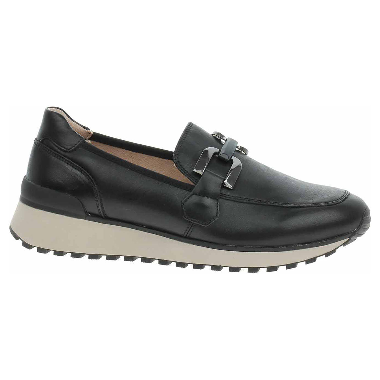 Ecco Dámské mokasiny Caprice 9-24700-43 black nappa 23001112