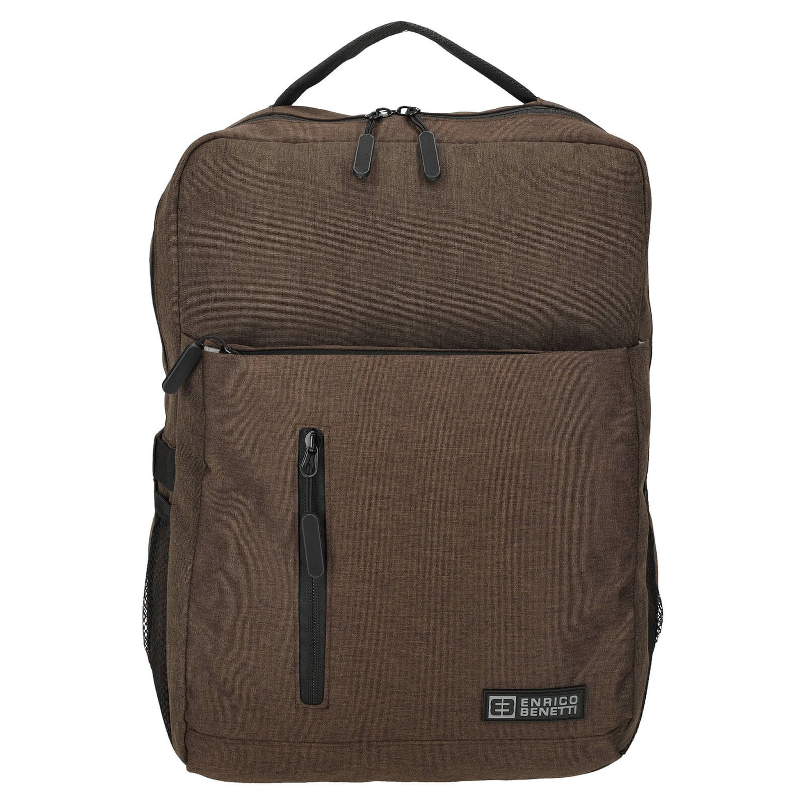 Moderní pánský batoh Enrico Benetti Rosín - hnědá 18l