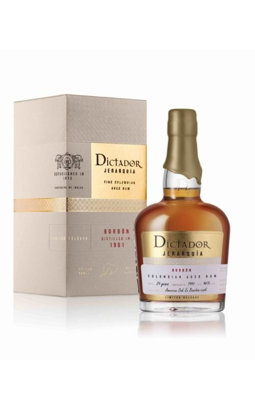 Dictador Jerarquia Borbon 29y 1991 0,7l 46% L.E. / Rok lahvování 2020