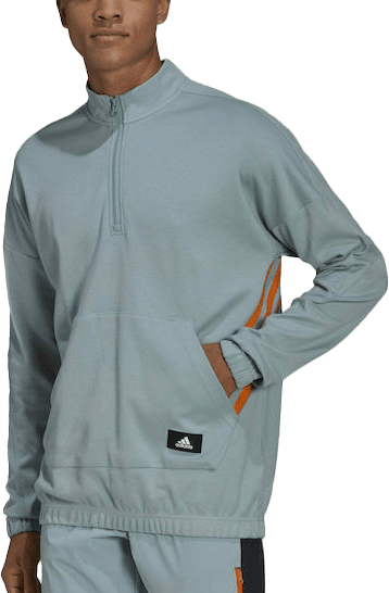 Mikina adidas Sportswear M TRVL 1/4 ZIP MENS HOODIE