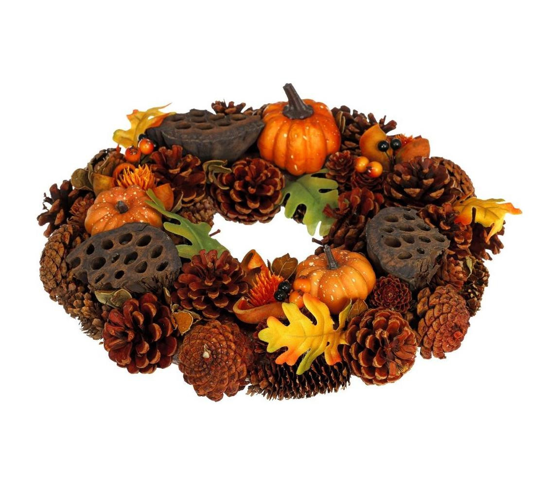 Podzimní věnec HALLOWEEN pr. 35 cm