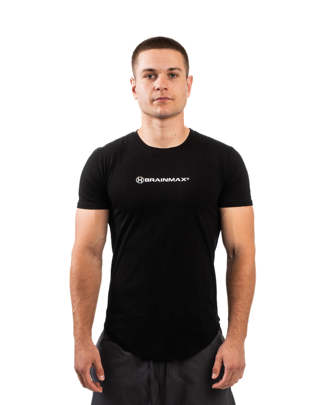 BrainMax pánské dlouhé triko, černé Velikost: M