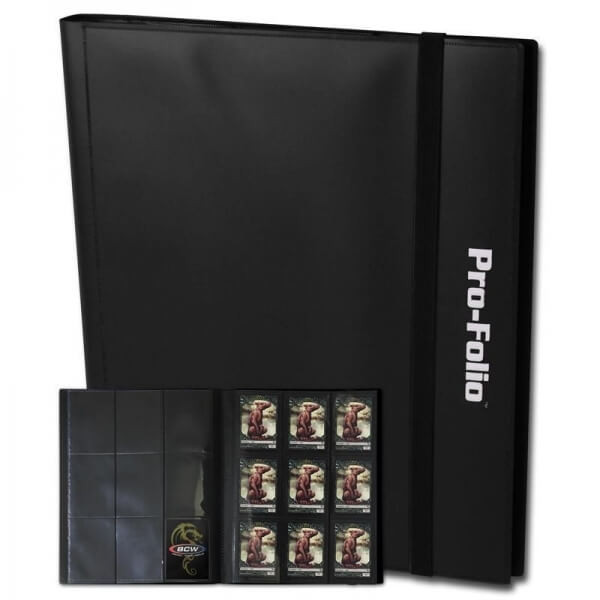 Album BCW Pro-Folio 9 Pocket Black