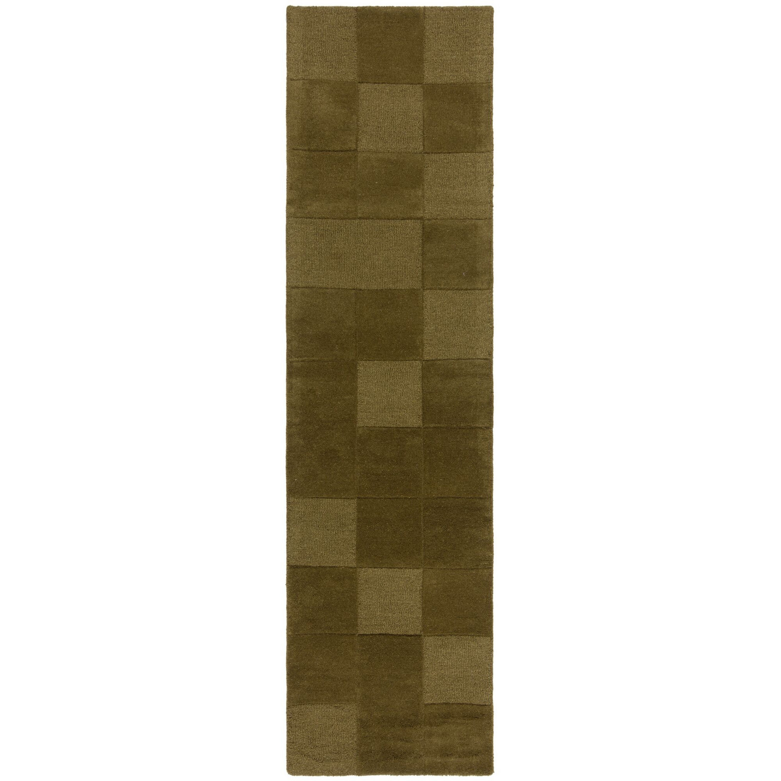 Běhoun Moderno Checkerboard Green - 60x230 cm Flair Rugs koberce