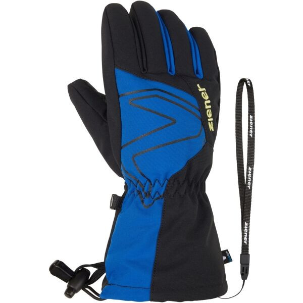 Ziener LAVAL AS® Dětské lyžařské rukavice, černá, velikost