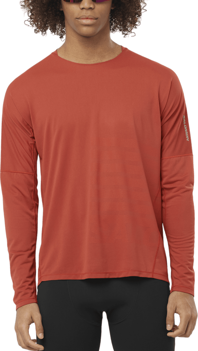 Triko s dlouhým rukávem Salomon SENSE AERO LS TEE GFX M