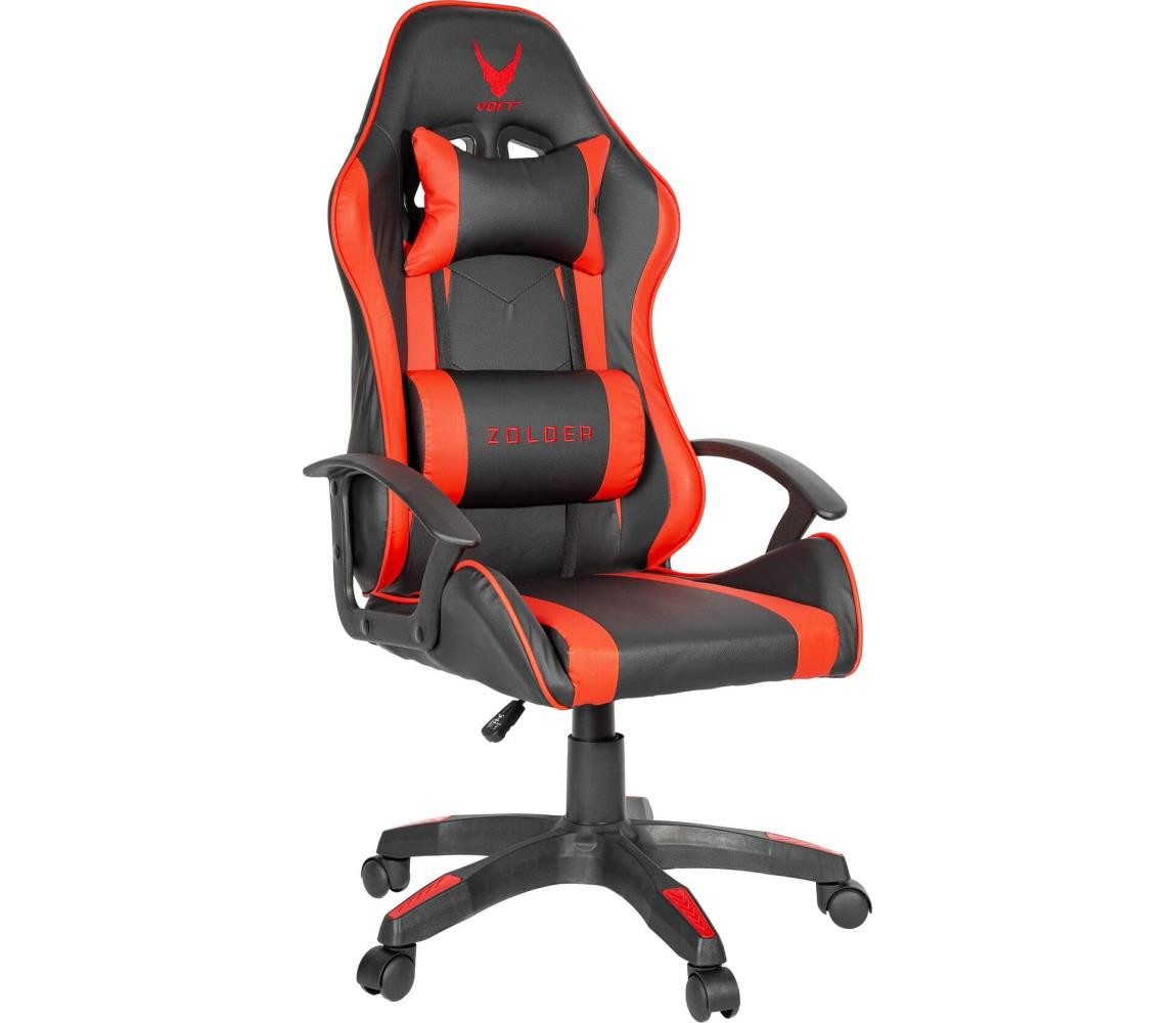 Herní židle VARR Zolder černá/červená
