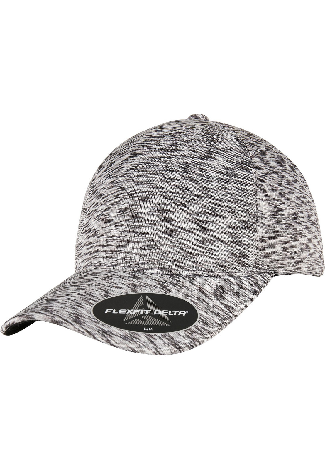 FLEXFIT DELTA UNIPANEL CAP melanžová stříbrná