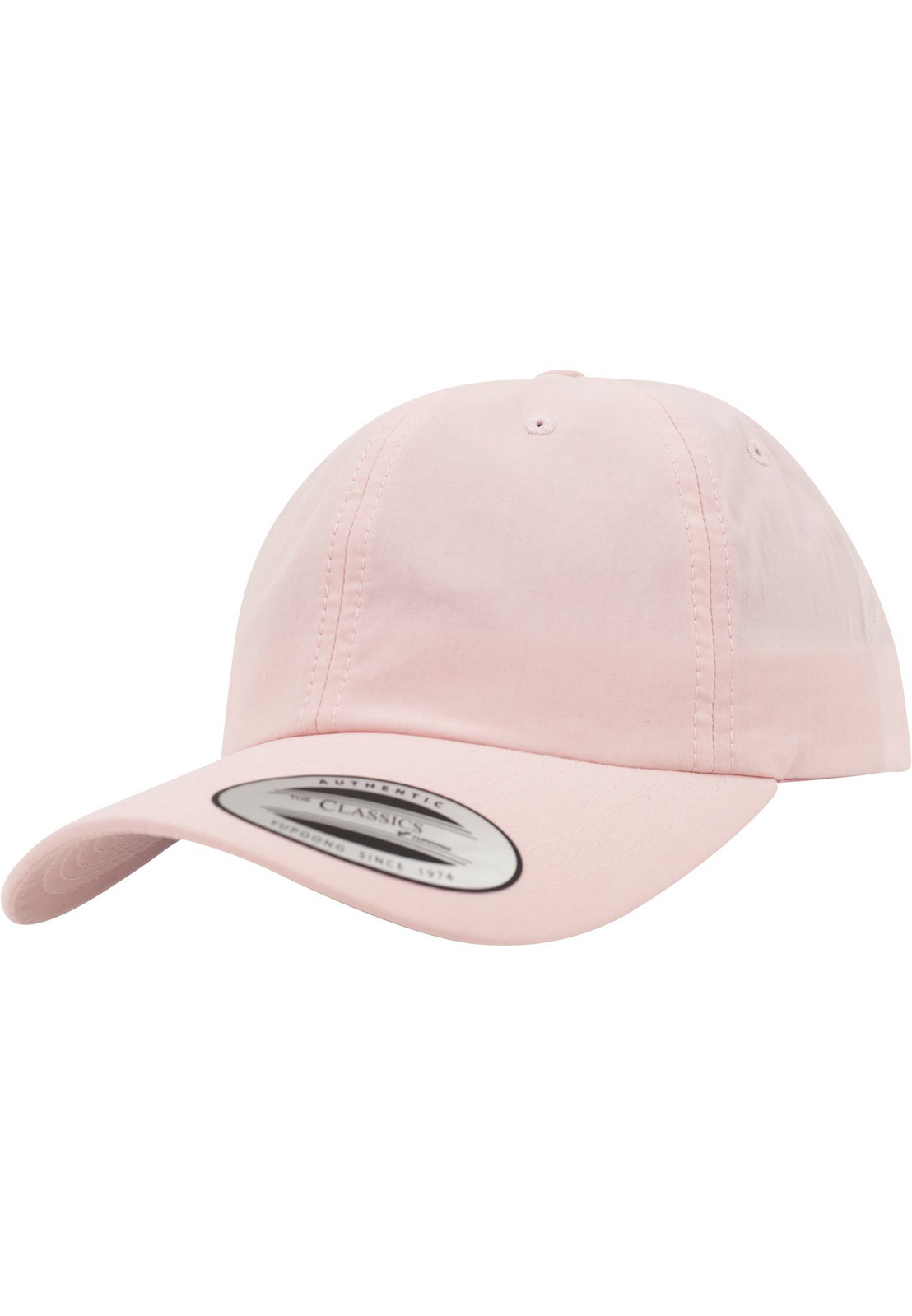 Nízkoprofilová Washed Cap růžová