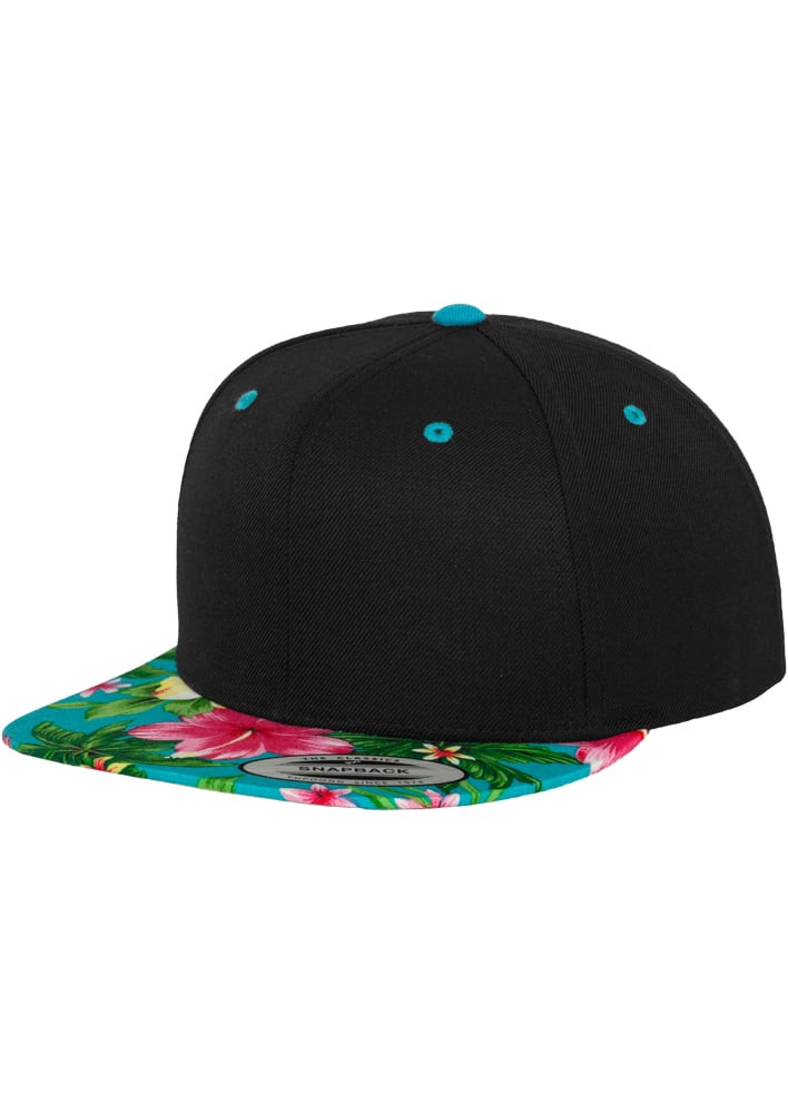 Havajský snapback blk/aqua