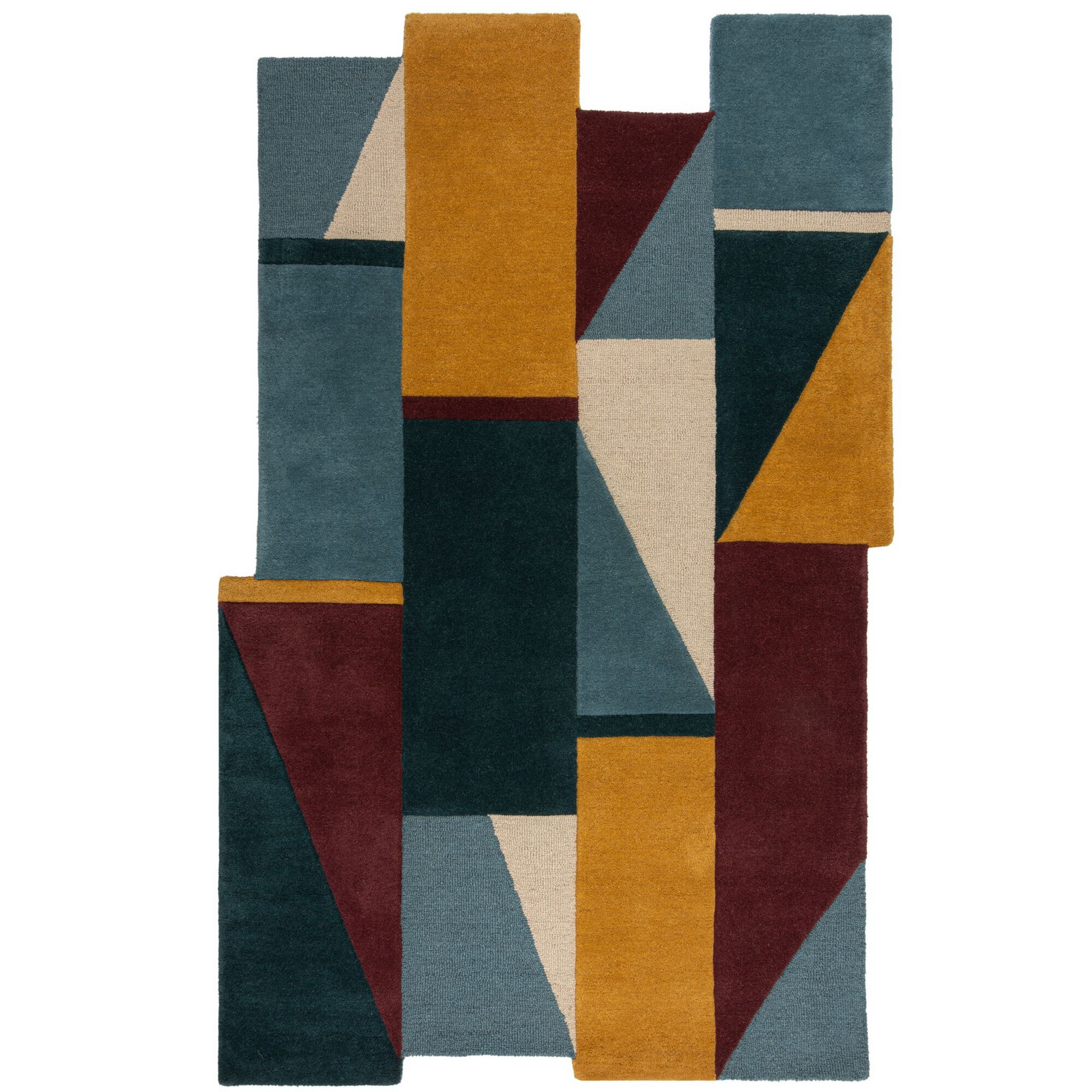 Ručně všívaný kusový koberec Abstract Shuffle Shaped Multi - 120x180 cm Flair Rugs koberce