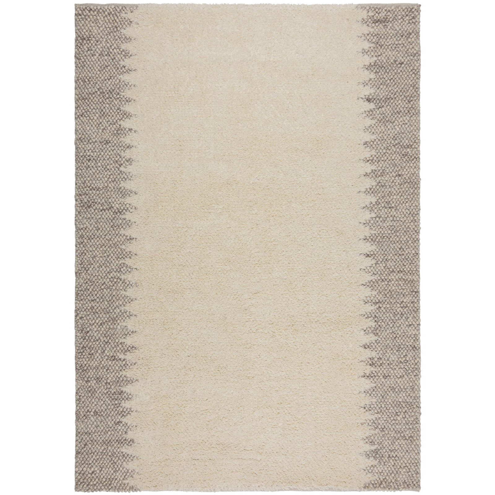 Ručně tkaný kusový koberec Minerals Border Natural - 80x150 cm Flair Rugs koberce