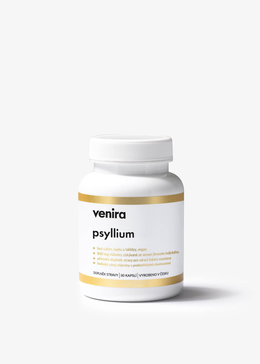 VENIRA psyllium, 80 kapslí