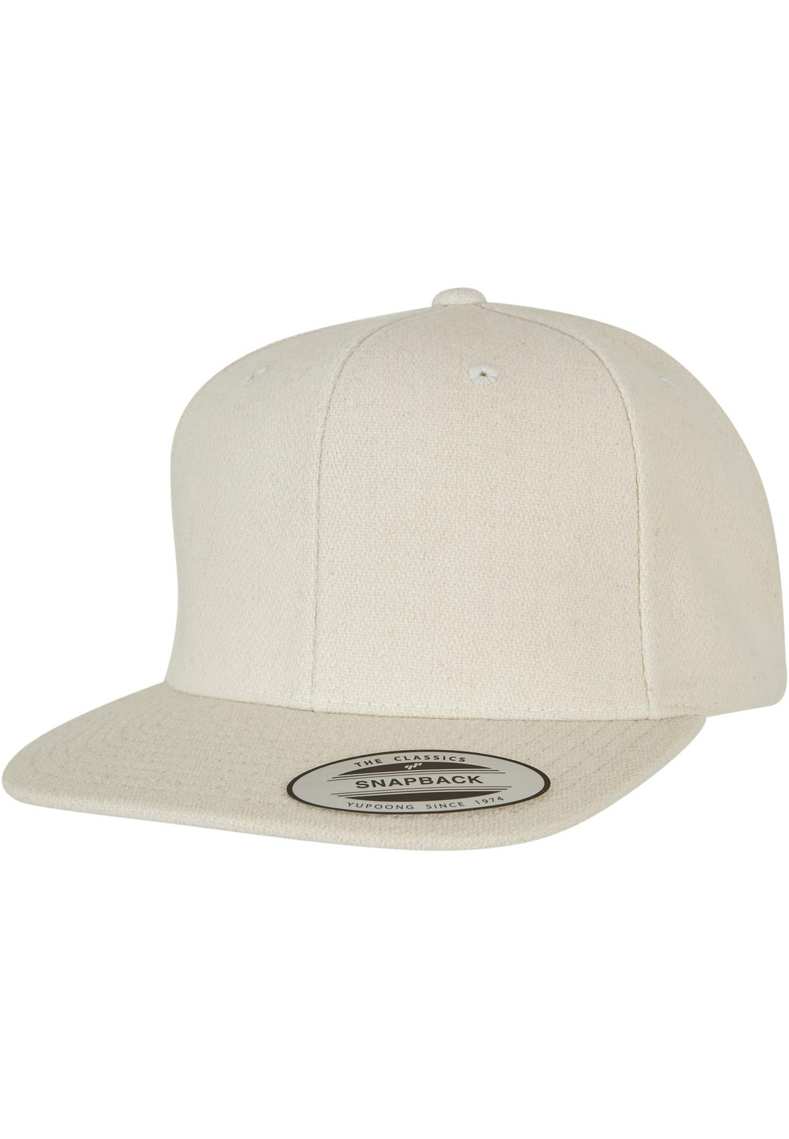 Melton Wool Snapback bílá