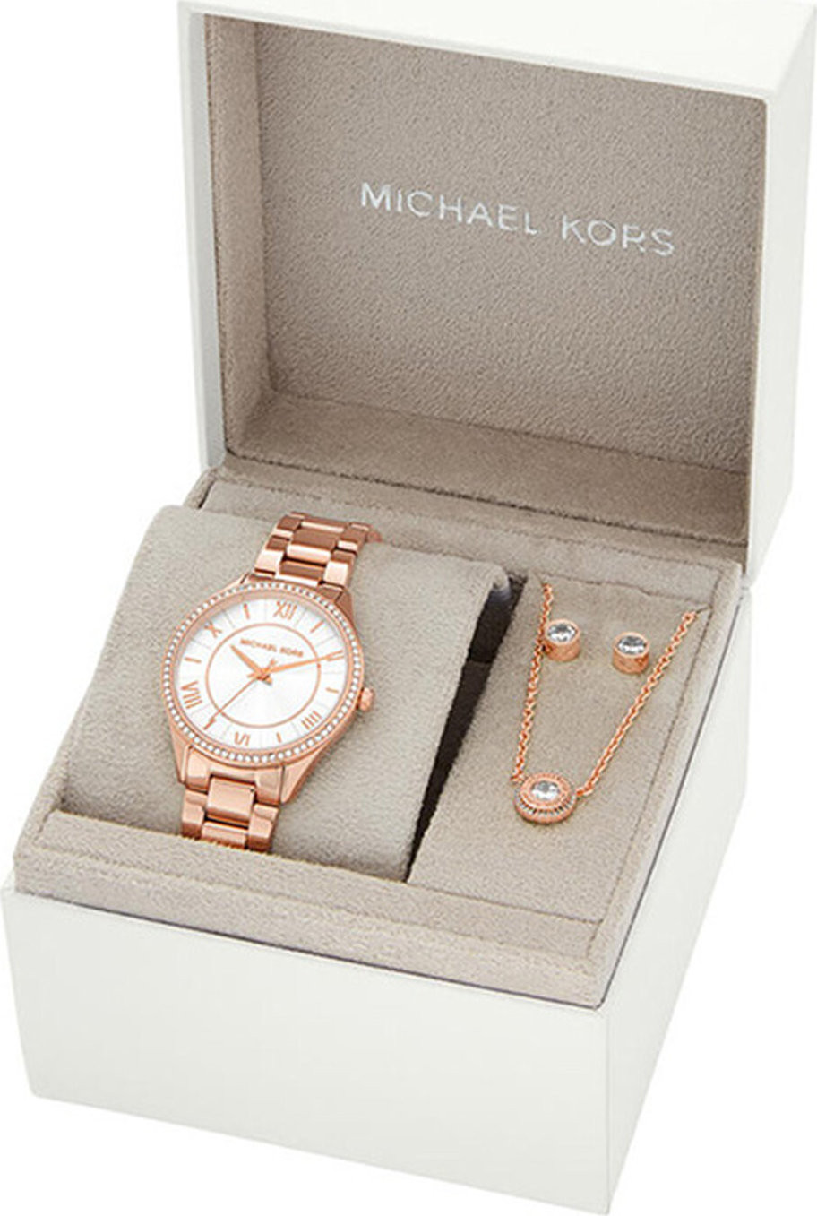 Hodinky Michael Kors Lauryn  MK4850SET Růžová