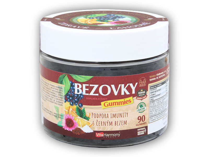 VitaHarmony XXL Bezovky gummies 90 gummies