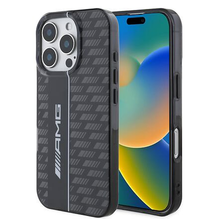 AMG Carbon Pattern Zadní Kryt pro iPhone 16 Pro Black AMHCP16L2DVCK