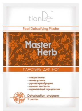 TIANDE Detoxikační náplast na nohy Master Herb 2 ks