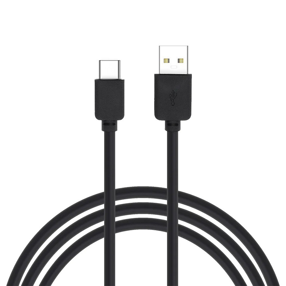 Datový kabel USB-A - USB-C 3m černý