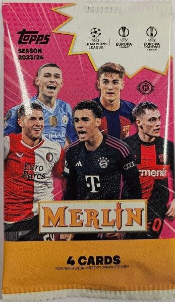 2023-2024 Topps UEFA Champions League Merlin Chrome Hobby balíček