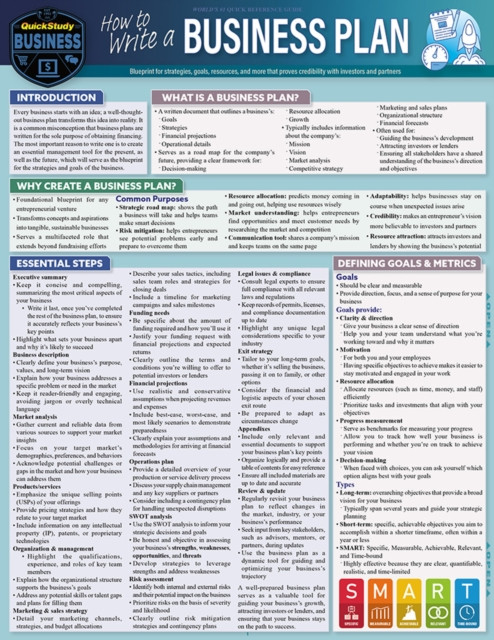 How to Write a Business Plan (Allison Dr. Kyle)(Fold-out book or chart)