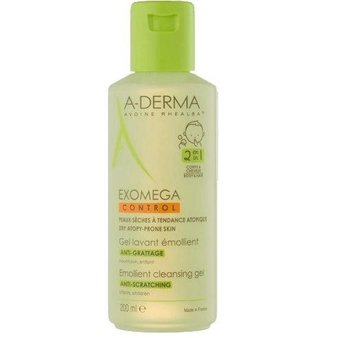 A-DERMA Exomega CONTROL Zvláč.mycí gel 2v1 200ml